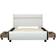 vidaXL Bed Frame with LED 2 Drawers 70cm 90X200cm