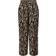 Only Ankle Length Linen Blend Trousers - Sort/Phantom