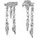 Maanesten Ewania Earrings - Silver/Opals/Aquamarines/Pearls