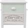 vidaXL French Bedside Table 28x38cm