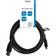 Deltaco Cable with the reversible USB-C connector a USB-A connector. This cable is certified to the USB 2.0 specification