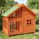 vidaXL hundehus 96x60,5x87 massivt fyrretræ brun