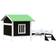 vidaXL Dog Kennel Pet House Animal Crate Dog Enclosure