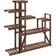 vidaXL blomsterstativ 110x25x111 massivt fyrretræ Planteopsats