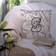 Caroline's Treasures Letter S Musical Note Complete Decoration Pillows White, Black (35.6x35.6cm)