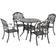 OutSunny 5PCs Garden Conversation Patio Dining Set