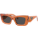 Prada Frau Sunglass 13ZS Rahmenfarbe: Kristallorange, Linsenfarbe: