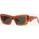 Prada Frau Sunglass 13ZS Rahmenfarbe: Kristallorange, Linsenfarbe: