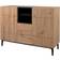 Finori Nola Wide Artisan Oak Look/Black Commode 120x90cm