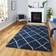 Think Rugs Scandi Berber G257 Beige, Blue 200x290cm