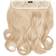 Lullabellz Thick Curly Clip In Hair Extensions 16 inch Light Golden Blonde