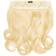 Lullabellz Thick Curly Clip In Hair Extensions 16 inch Pure Blonde