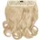 Lullabellz Thick Curly Clip In Hair Extensions 16 inch Champagne Blonde