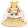 Fisher Price Sit Me Up Baby Floor Seat Tray Giraffe