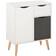 Homcom Cupboard Grey Storage Cabinet 60x72cm