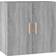 vidaXL Grey sonoma Engineered Wood Floating Wall Cabinet 40x60cm