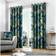 Fusion Tropical Print Eyelet Lined Curtains