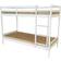 3ft White Frame Mecor Bunk Bed 97x198cm