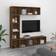 vidaXL Bookcase Brown Oak Bogreol 180cm