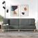 vidaXL Sleeper Sofa Light Gray Sofa 224cm Zweisitzer