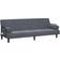 vidaXL Bed with Armrests Velvet Loveseat Sofa