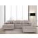 Beliani Modern Linen Sofa