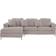 Beliani Modern Linen Sofa