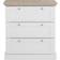 Loft24 Dareia White/Brown Kommode 75x80cm