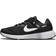 Nike Revolution 6 FlyEase 4E GSV - Black/Dark Smoke Grey/White