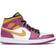 Nike Air Jordan 1 Mid Dia De Los Muertos GS - White/Fuchsia/Orange/Black