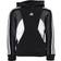 adidas Colorblock 3-Stripes Hoodie Black