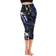 Gayhay Women's High Waisted Capri Leggings - Graffiti Pattern