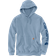 Carhartt Men's Loose Fit Midweight Logo Sleeve Graphic Hoodie - Alpine Blue Heather