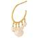 Pernille Corydon Bay Hoops Earrings - Gold/Pearls