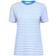 Selected FEMME Damen Slfmyessential Stripe O-neck Tee Noos T Shirt, Ultramarine/Stripes:bright White