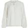 Vila Dobby Sleeve Blouse - White