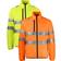 ProJob quiltet arbejdsjakke 6444, Hi-Vis Orange/Sort