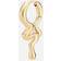 Maria Black Maya Huggie - Goldplated Silver