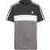 adidas Tiberio 3-Streifen Colorblock T-Shirt - Schwarz/Grau