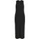Object Collectors Item Objjamie S/L Long Dress Noos Ribbade klänningar Black