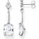 Thomas Sabo Sterling Silver White Stone Earrings H2177-051-14