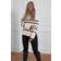 Vero Moda Striped Crew Neck Jumper in Fine Knit