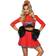 Leg Avenue Deluxe Cheerleader Red Dress