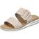 Rieker v0694-62 ladies buckle smart casual slip on summer sandals mules beige