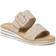 Rieker v0694-62 ladies buckle smart casual slip on summer sandals mules beige