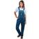 Liberty Women's Denim Bib Overalls Stonewashed Indigo Blue