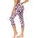 Gayhay Women's High Waisted Capri Leggings - Pink Leopard