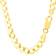 Jewelry Affairs 14k Yellow Solid Gold Comfort Curb Chain Bracelet, 8.2mm, 8.5"