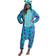 Monsters Inc Adult Sulley Union Suit Purple/Gray/Blue