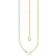 Thomas Sabo Charmista Gold Plated Freshwater Pearl Necklace KE2189-430-14
